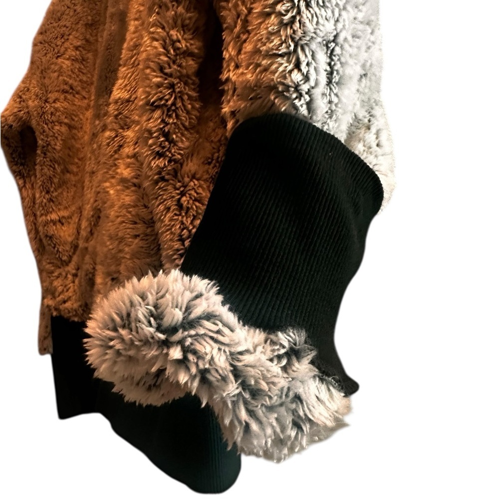 NWT Senita Athletics Dark Green Teddy Jacket w Sherpa - Picture 7 of 7